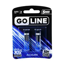 Pilha Alcalina Goline AAA X 2 Unidades