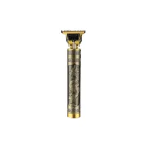 Maquina de Cortar Cabelo Trimmer Vintage T9 - Recarregavel - 10W - Dourado