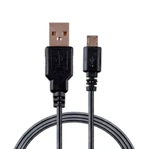 Cabo USB-A / Microusb / 1 Metro (Sem Caixa) - Preto