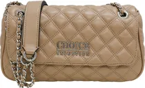 Bolsa Choice KL003 Brown/Silver - Feminina