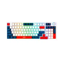 Teclado Gamer Xo KB-08 RGB 3 Modos (USB/ BT/ 2.4G) 1000MAH - Branco/ Azul/ Vermelho