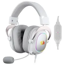 Redragon Auricular H510W-RGB Zeus X Blanco