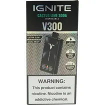Ignite V300 Black Cactus Lime Soda