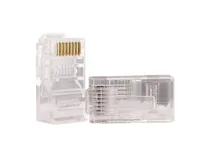 Conector RJ45 CAT5E - Transparente - 100PCS