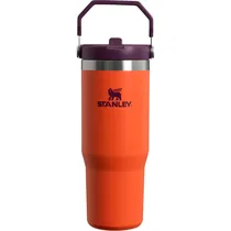 Garrafa Térmica Stanley Tumbler Flip com Bico e Alça - Tigerlily Plum 887ML