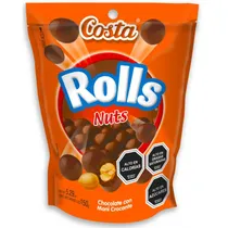 Rollos de Chocolate Costa Con Nueces 150G