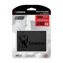 SSD de 240GB Kingston A400 SA400S37/240G 500 MB/s de Leitura – Preto
