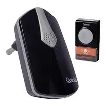 Quanta Timbre Wireless PR Agua QTCWE05I 150M/Elec/Bivolt Negro