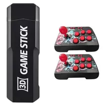 Console Game Stick X2 Ultra 4K Uhd 9800 Jogos 2 Controles - Preto