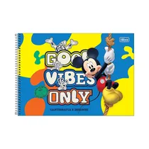 Cuaderno de Dibujo Tilibra Disney Mickey Mouse 309077 80 Hojas Surtido 1 Pieza