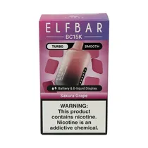 Pod Descartável Elf Bar BC15K Sakura Grape