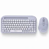 Teclado Wireless FTX FTXGK01 Bluetooth (Español) + Mouse - Lilas
