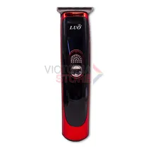 Aparador de Cabelo / Máquina de Cortar Cabelo Luo LU-4642 Recarregável / DC5V / 5W - Vermelho