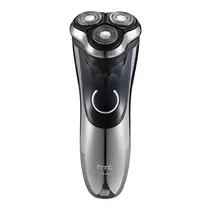 Barbeador Elétrico HTC GT-608 - Recarregável - Preto e Prata