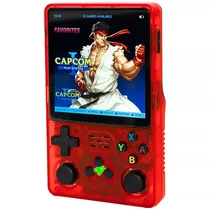 Console Portátil R36 Plus 128GB de 4" com 21.000 Jogos - Vermelho