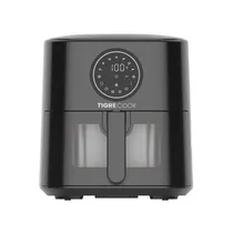 Fritadeira Elétrica Air Fryer Tigrecook Visible AFT05001C - 1500W - 5L - 110V - 50/60 HZ - Preto