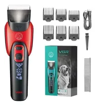 VGR Cortador de Pelo Pet V-208 Rojo