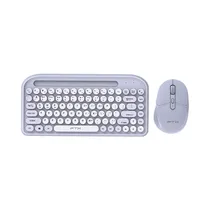 Teclado + Mouse Inalámbrico FTX FTXGK01 Dual-Mode Lila