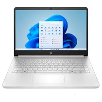Notebook HP 14-DQ6101DX, Intel N150 (3.60GHZ), 4GB Ram, 128GB Ufs, Tela 14" HD (1366 X 768), Windows 11 Home, Inglês, Prata