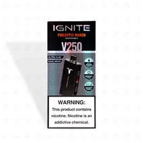 Ignite Vaper Desechable V250 Black 25000PUFFS Pineapple Mango