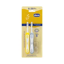 Cepillos de Dientes Chicco First Milk Teeth 6-36M 00012082110000 2 Unidades