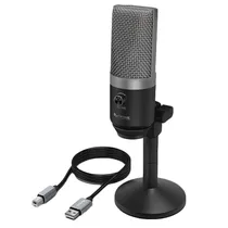 Fifine Micrófono K670 Condenser USB Silver/Black