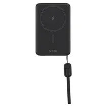 Carregador Portátil G-Tide Slim 01 - 5000MAH - USB-C/USB-C - Wireless - Preto