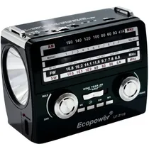 Radio Ecopower EP-F339 USB/SD/FM/BT - Preto