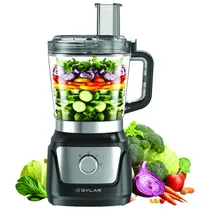 Multiprocessador de Alimentos Qylar QY-1316 - 1000W - 2L - 4 Em 1 - 220V 50/60HZ - Preto