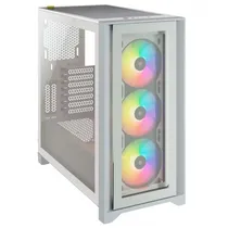Gabinete Corsair 4000X Icue RGB CC-9011205-WW ATX CC-9011205-WW White