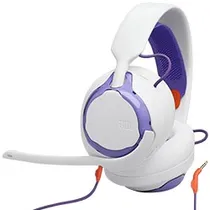 Fone Gamer JBL Quantum 250 / com Fio - Branco / Roxo