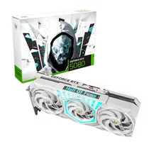 Placa de Vídeo Galax Geforce RTX5080 Galax Hof Gaming Edition, 16GB GDDR7, 256BITS, 1X HDMI 3X Displayport, 58NZN6MDDPFG, Branco