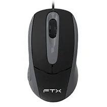 Mouse FTX M56 USB - Preto / Cinza