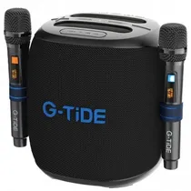 Speaker G-Tide Thunderbass com Bluetooth / Aux / USB / 100W / Microfone / IPX6 - Preto