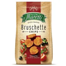 Chips Tostadas Maretti Sabor Tomate, Oliva e Orégano 70GR