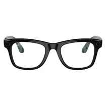 Óculos de Sol Ray-Ban Meta Wayfarer RW4008 Wifi Meta Ia 32GB - F Shiny Black/L Clear