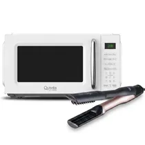 Microondas Kit Quanta QTMD20 + Escova Alisadora QTALS1600