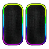 Caixa de Som Sate AS-92007 RGB/BT/USB Preto