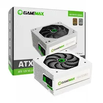Fonte 1050W Gamemax GM-1050 80P Silver Semi-Mod Branco