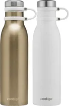 Kit Garrafa Térmica Contigo Couture Mattherhorn 591ML - Salt / Chardonay