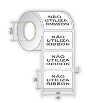 Etiqueta Adesiva 40X25 para Impressora Mini 7MT