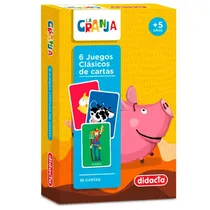 Juego Didacta de Cartas La Granja - 6 Juegos Clásicos