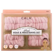 Cala Kit Diademas Y Muñequeras Super Soft&Comfor Plush Rosa