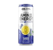 Optimum Nutrition Pre Energy Amino Energy Blueberry Lemonade 355ML Aluminio Azul