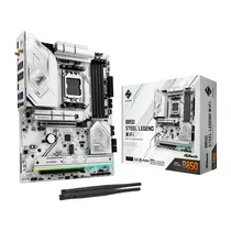 Placa Mãe AM5 Asrock B850 Steel Legend Wifi/DDR5/M.2