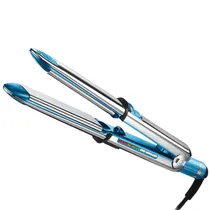 Prancha para Cabelo Babyliss Pro Nano Titanium Optima 3100 - 240°C - Bivolt - Prata e Azul