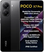 Smartphone Xiaomi Poco X7 Pro 5G Dual Sim 6.67" 8GB/256GB Black (Global)