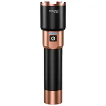 Lanterna LED Tucano TC-A68 / Recarregável - Preto/Dourado