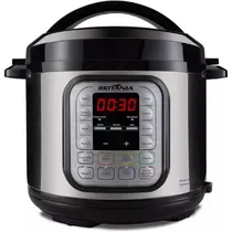 Britania Olla Eléctrica BPP02G Inox 5L/900W/220V 50HZ Negro