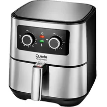 Fritadeira Elétrica Quanta QTAF500 110V - Preto/Prata 5.5L